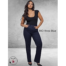 FOX FACTOR Jeans RIO  Knox Blue Straight 32